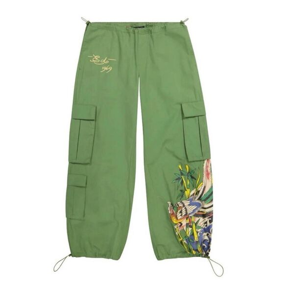 Ed Hardy women's poplin cargo pant
Army Green Size L / Exellent - Picture 2 of 5
